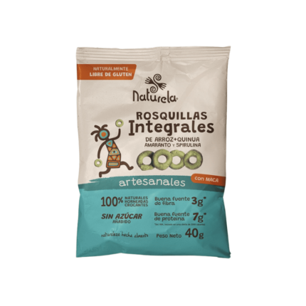 Rosquillas Integrales con Spirulina x 40gr - Naturela