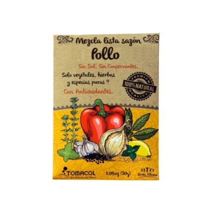 Sazonador para Pollo x 30gr – Tomacol